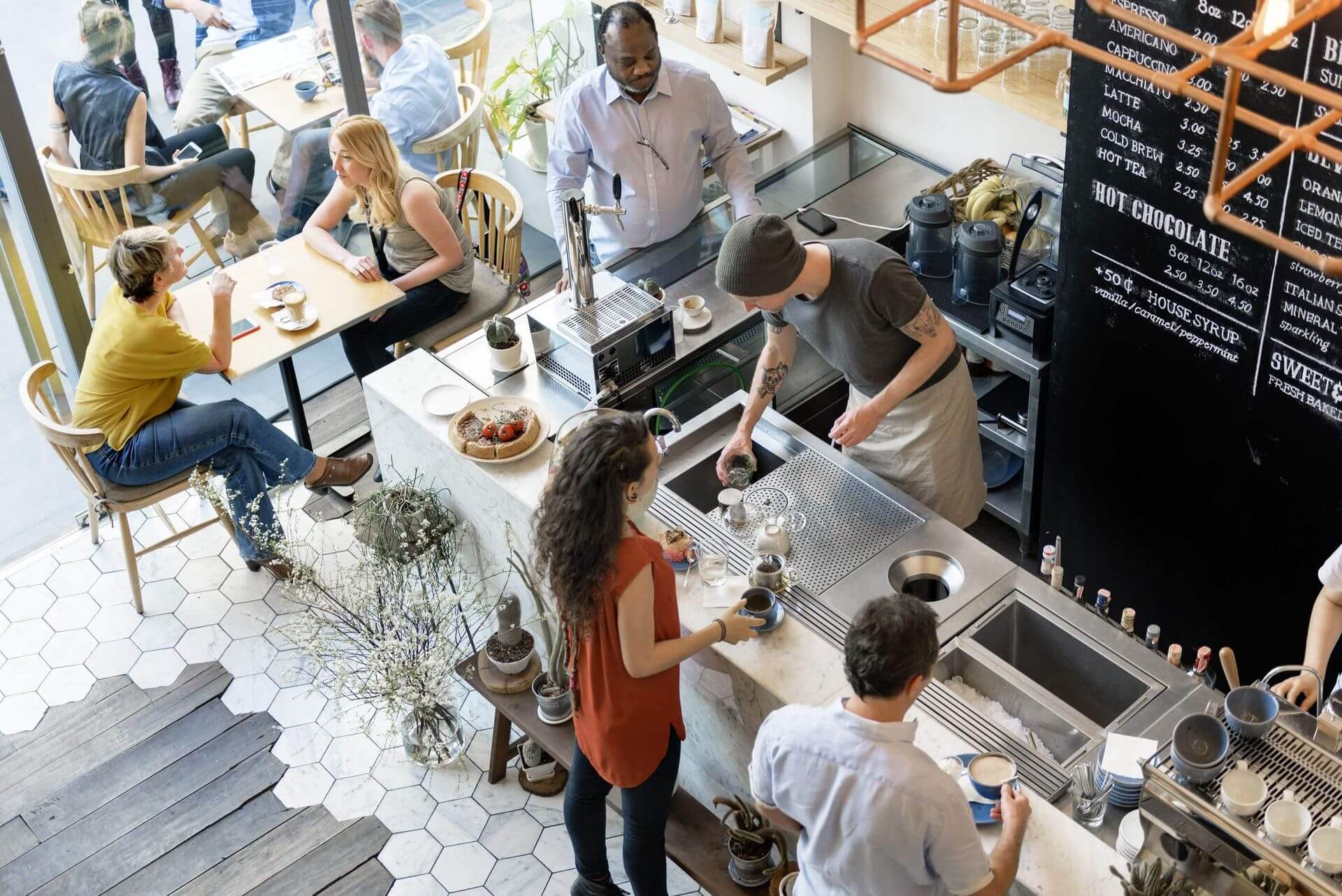RPOWER kitchen and front-of-house setup