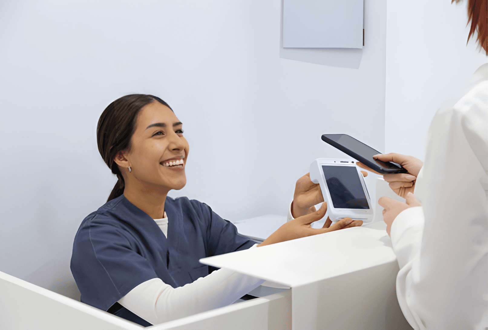 Healthcare front desk payment. Croft and Payment Bridge help practices collect balances and recover card costs